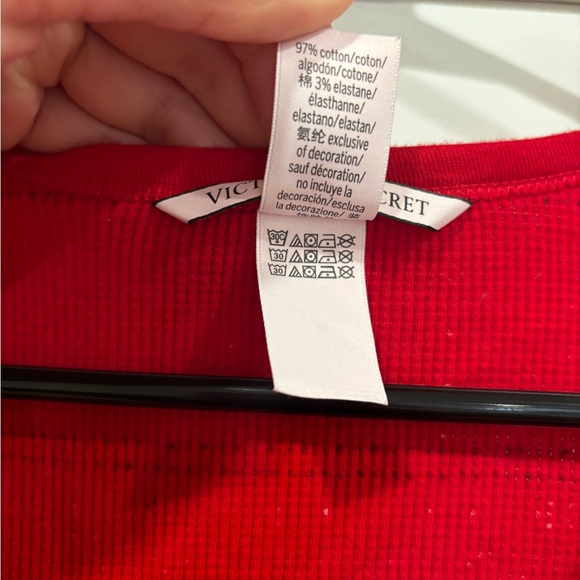 Victoria's Secret Thermal Long Sleeve SleepShirt M - Picture 5 of 5